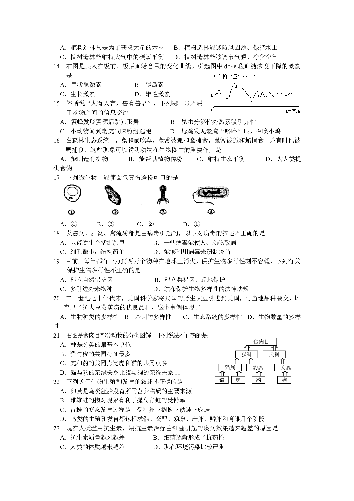 2015年湖南娄底中考试卷